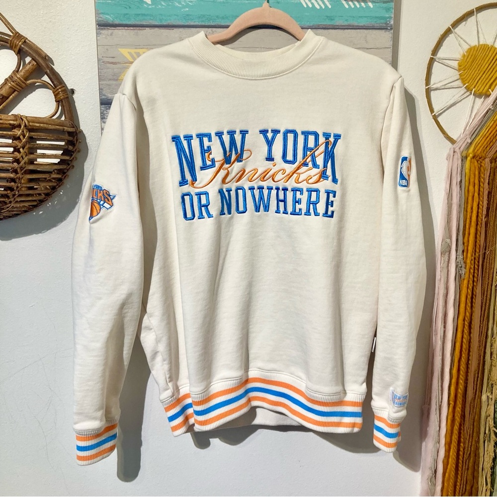 NYON X Knicks Cream Crossover Crew